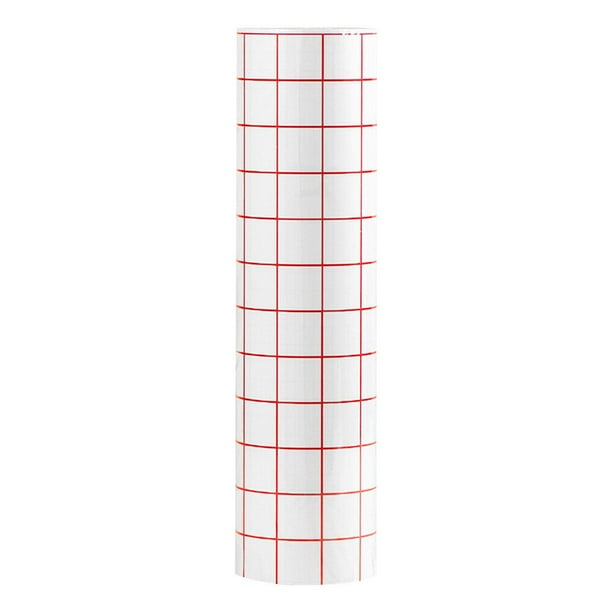 Transfer Paper/Tape-1 roll-12"x15' lined w/Red Grid-Adhesive Vinyl-BEST SELLER Transfer Paper/Tape-1 roll-12"x15' lined w/Red Grid-Adhesive Vinyl-BEST SELLER